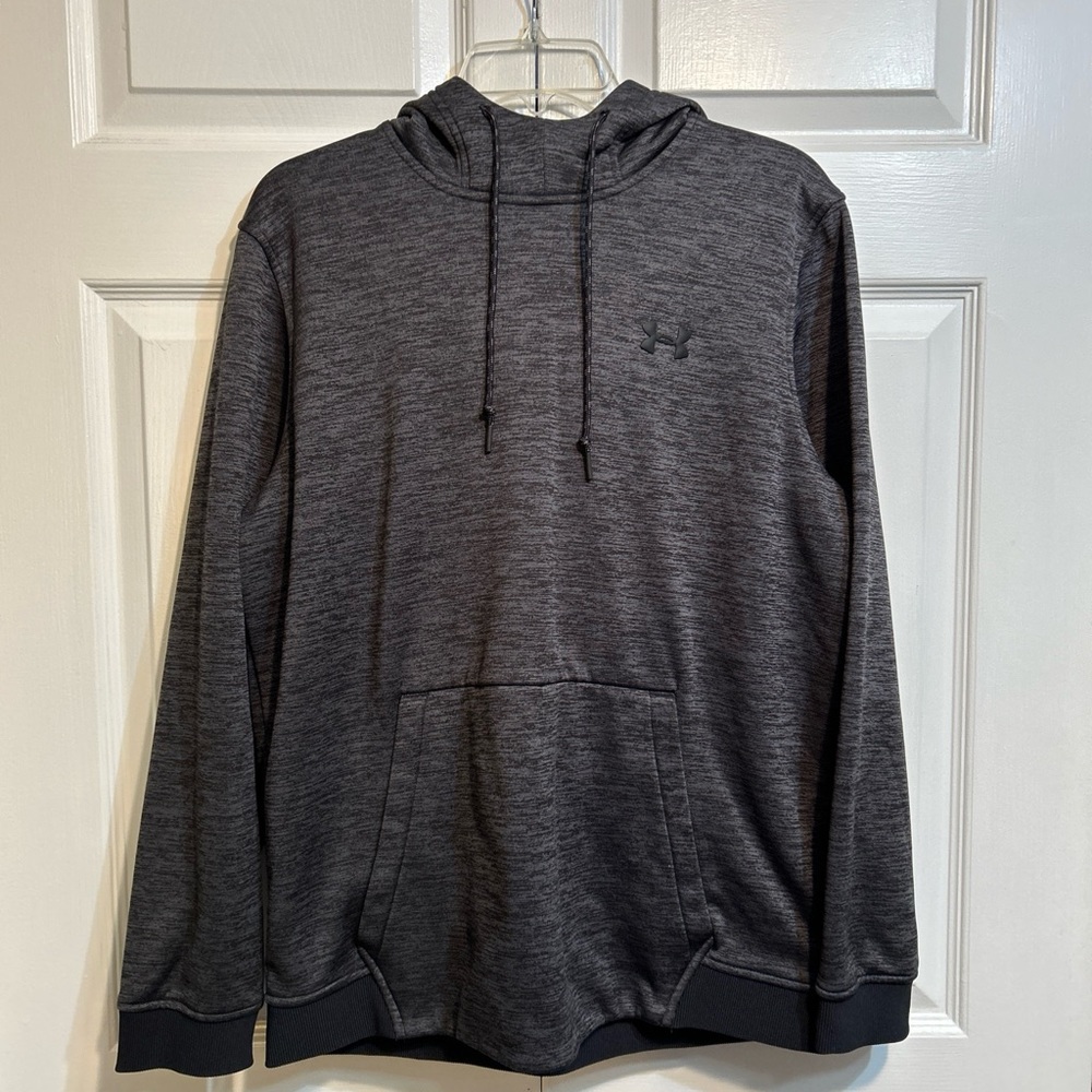 Under Armour Men's Pullover Sweater Hoodie Jacket Size L Large Gray ColdGear